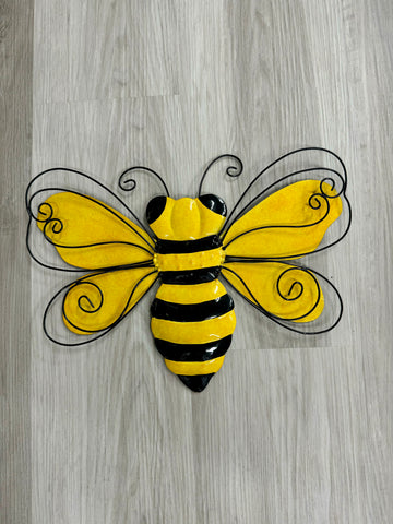 Bee Metal Wall Art 36cm